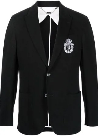 Billionaire пиджак строгого кроя с логотипом