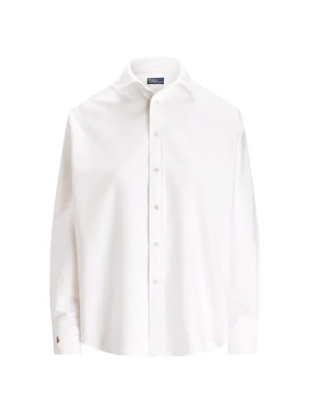 Хлопковая рубашка на пуговицах Polo Ralph Lauren, белый