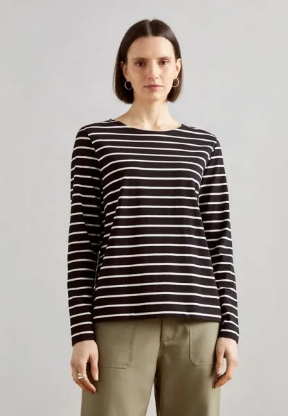 Топ с длинными рукавами STRIPED Esprit, цвет black