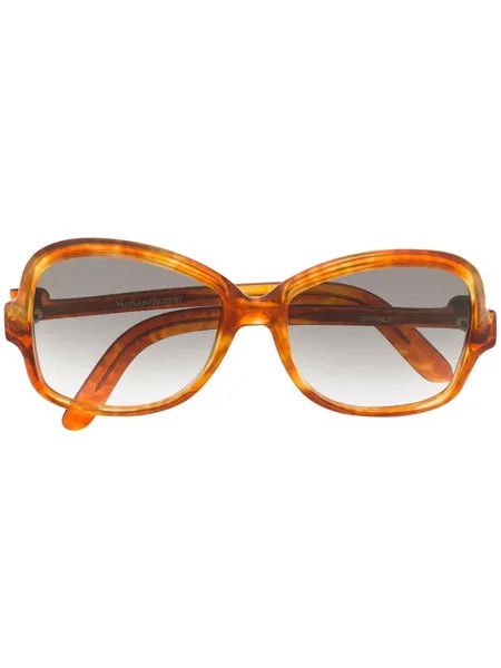 Yves Saint Laurent Pre-Owned солнцезащитные очки 1970-х годов с линзами градиент