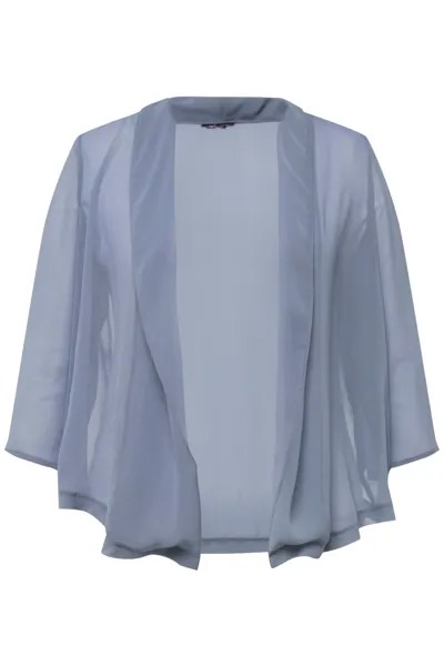 Толстовка Ulla Popken Kurzjacke, цвет helles stahlblau