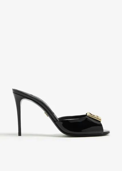 Мюли Dolce&Gabbana DG Patent Leather, черный