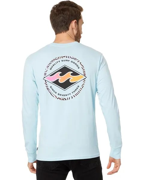 Футболка Billabong Rotor Diamond Long Sleeve Graphic Tee, цвет Coastal Blue