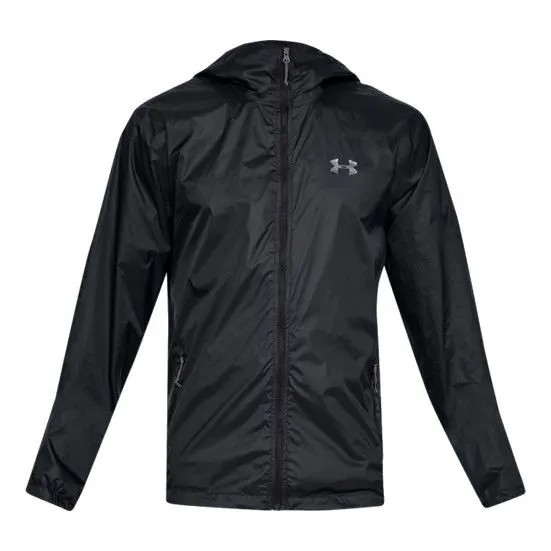 Куртка Men's Under Armour Forefront Rain Training Sports Jacket Black, черный