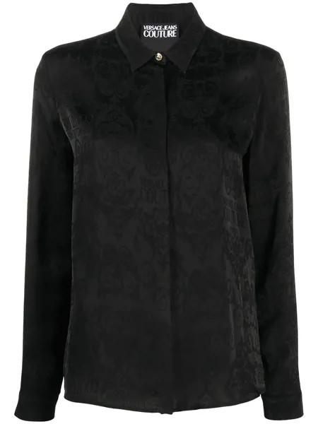 Versace Jeans Couture рубашка с принтом Baroque и логотипом