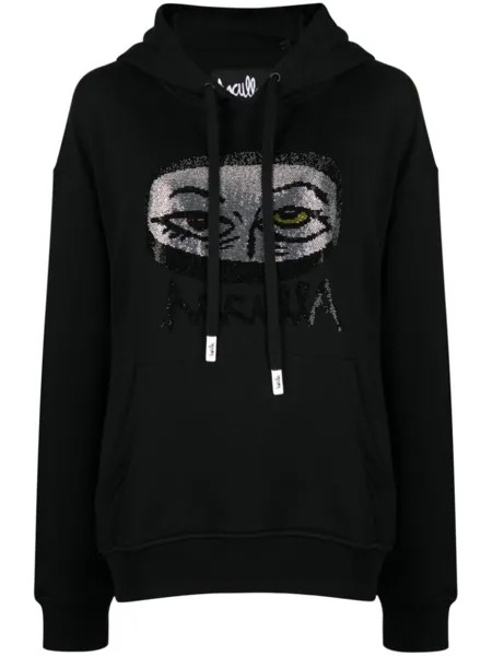 Haculla Man Eyes On You cotton hoodie, черный