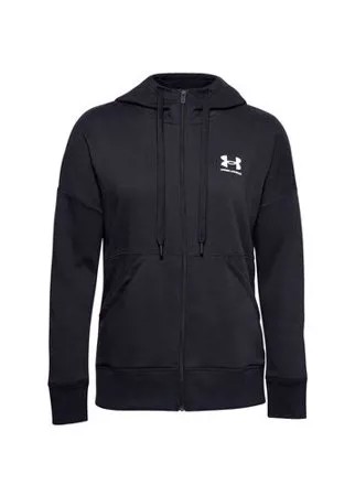 Толстовка Under Armour Rival Fleece Full Zip Hoodie размер SM, black