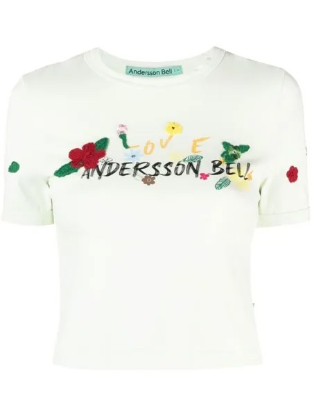 Andersson Bell футболка Dasha с логотипом, зеленый