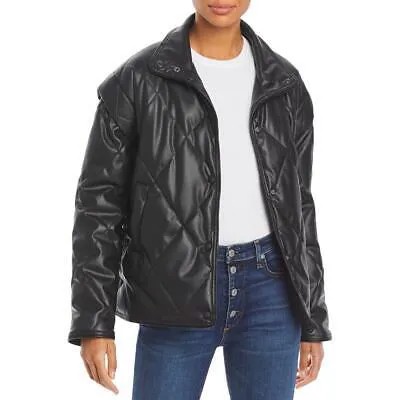 Apparis Womens Liliane Faux Leather Heavy Leather Jacket Coat BHFO 0159