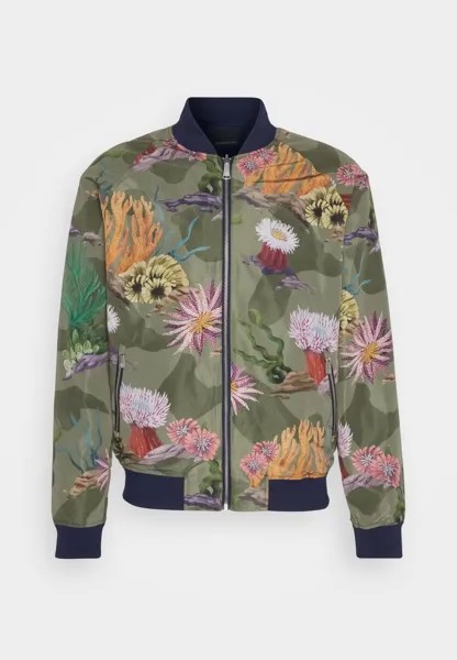 Куртка-бомбер PRINTED REVERSIBLE JACKET Scotch & Soda, темно-синий