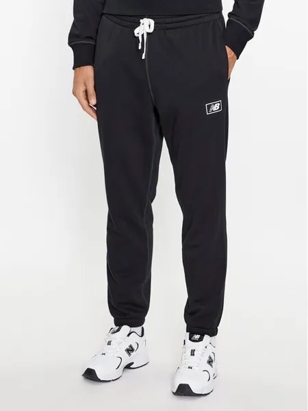 Спортивные брюки стандартного кроя New Balance, черный