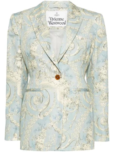 Пиджак Lauren с принтом Toile de Jouy Vivienne Westwood, синий