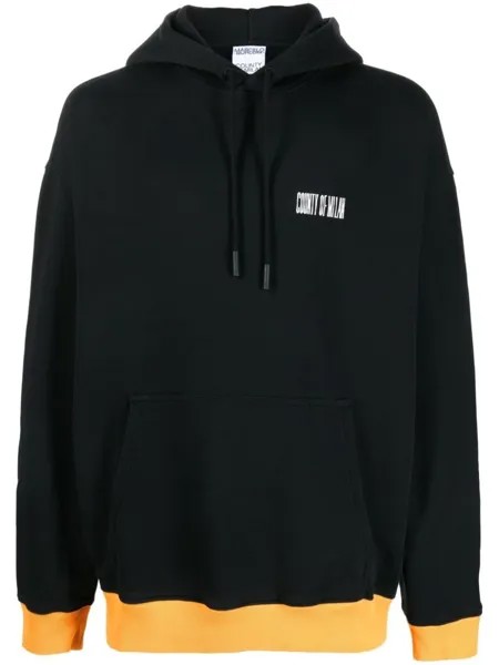 Marcelo Burlon County of Milan худи с логотипом, черный