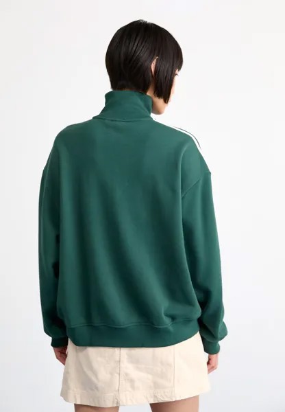 Толстовка ADICOLOR 1/2 ZIP CREW adidas, зеленый