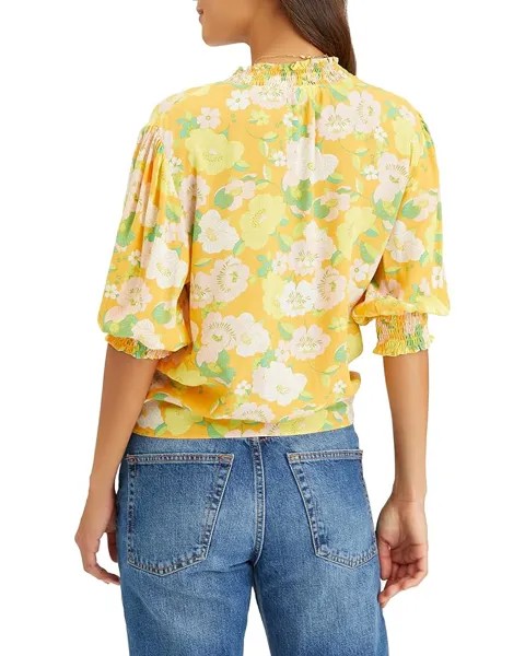 Топ Sanctuary Say Hello Top, цвет Mango Floral