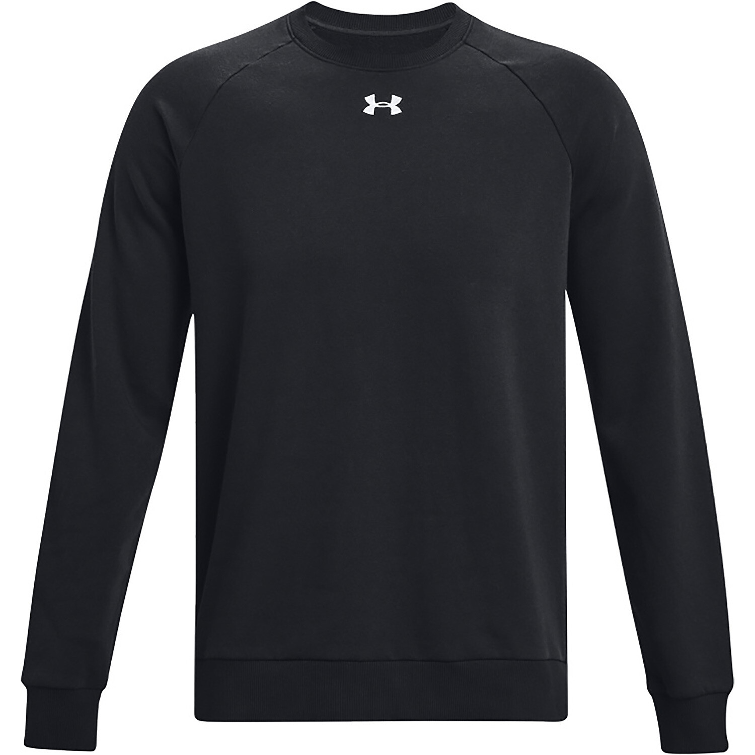 Лонгслив Under Armour UA RIVAL FLEECE CREW, черный