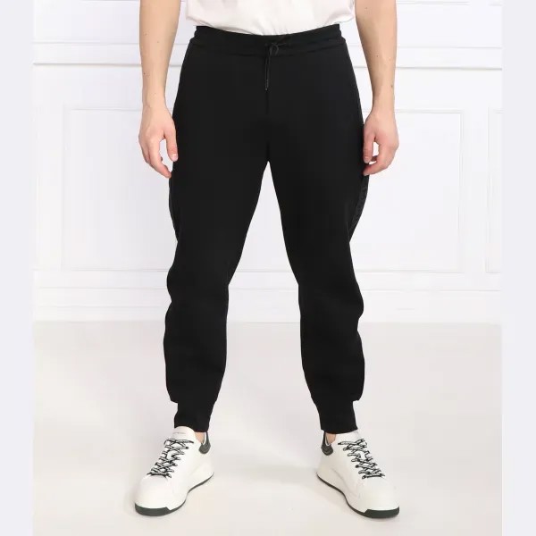 Спортивные брюки стандартного кроя Emporio Armani, черный