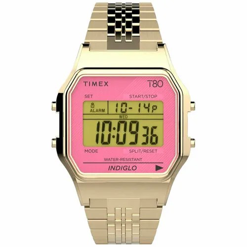Наручные часы TIMEX T80, золотистый
