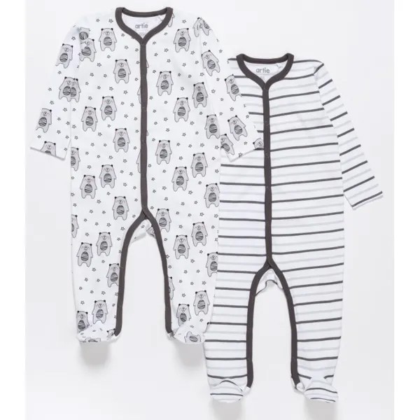 Artie Комбинезон для мальчиков Basic Babywear Мишки 2AK-605m 2 шт.