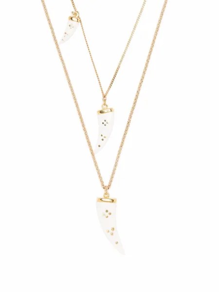 Isabel Marant многослойная цепочка на шею Collier