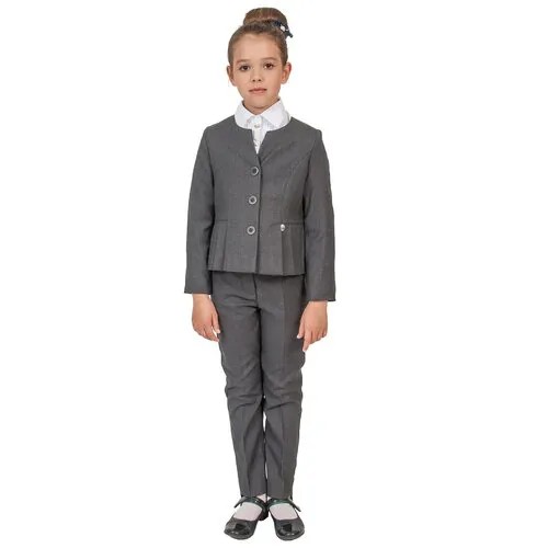 Школьный пиджак Шалуны, размер 30, 122, черный