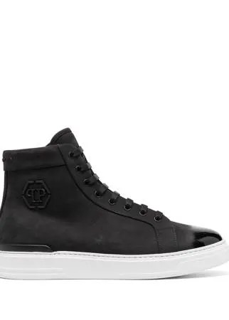 Philipp Plein высокие кеды с логотипом