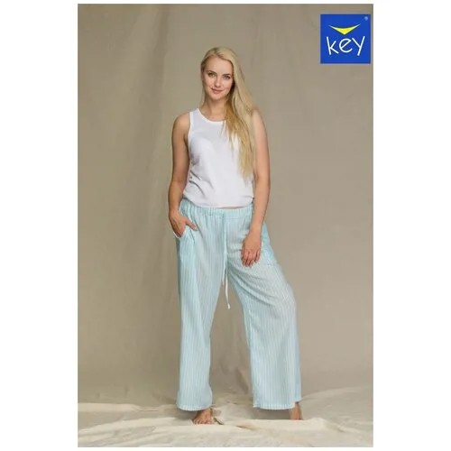 KEY lns 316 a21 пижама женская со штанами S голубой