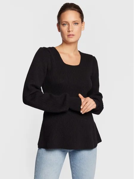 Облегающий свитер Twinset, черный