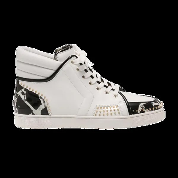 Кроссовки Christian Louboutin Sporty Dude Low Flat Calf 'Marble', белый