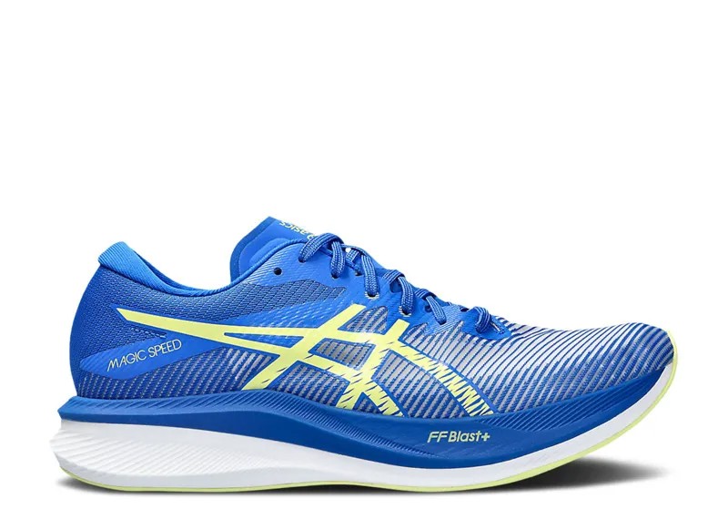 Кроссовки ASICS Magic Speed 3 'Illusion Blue Glow Yellow', синий