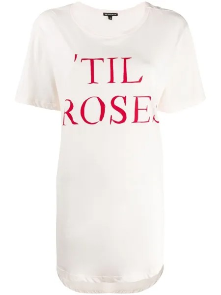 Футболка Til Rose Ann Demeulemeester, розовый