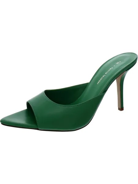Женские кожаные слипоны Perni 04 Gia X Pernille Teisbaek, цвет Flash Green