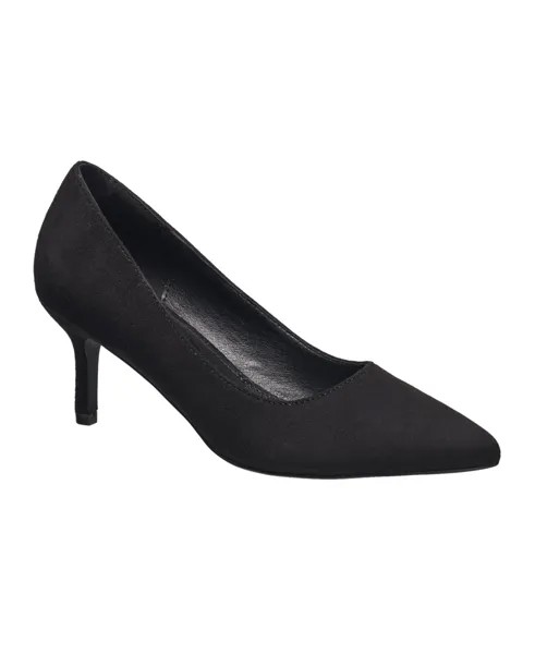 Женские туфли French Connection Kate с миндалевидным носком, цвет Black Suede