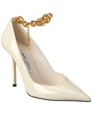 Патентованные женские туфли Jimmy Choo Diamond Talura 100