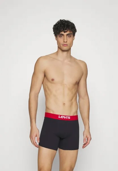 Трусы MEN SOLID BASIC BOXER BRIEF 4 PACK Levi's, белый
