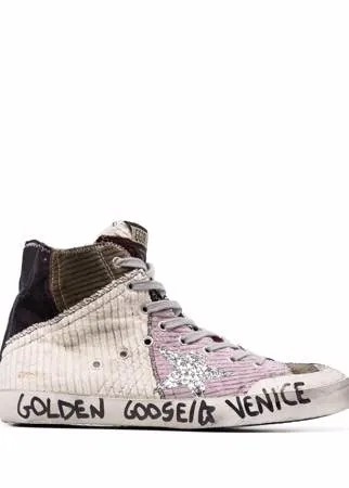 Golden Goose кеды Francy Penstar в технике пэчворк