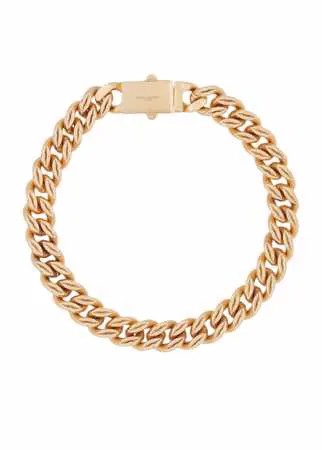 Saint Laurent цепочка на шею с логотипом