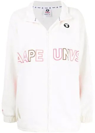 AAPE BY *A BATHING APE® толстовка на молнии с вышитым логотипом