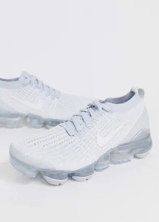 Белые кроссовки Nike Running vapormax flyknit-Белый