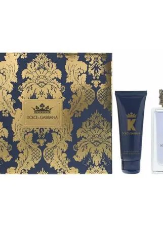 Dolce & Gabbana Подарочный набор K (туалетная вода 50 мл + бальзам п/бритья 50 мл)/Дольче габбана/Парфюмерный набор мужской/Подарочный набор
