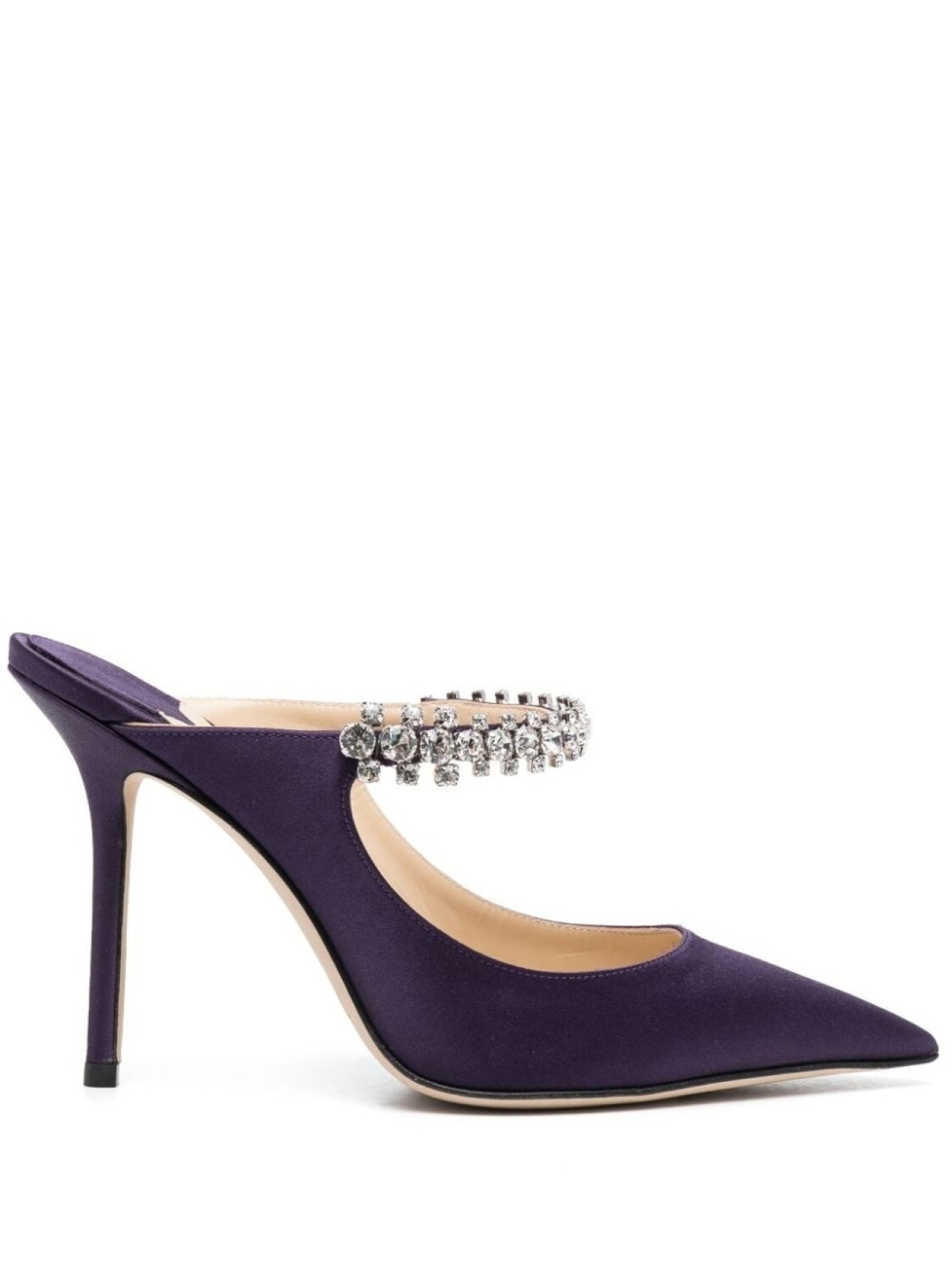 Jimmy Choo туфли Bing 100 с кристаллами, фиолетовый