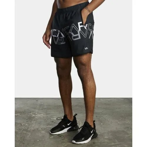 Шорты  RVCA, размер S, черный