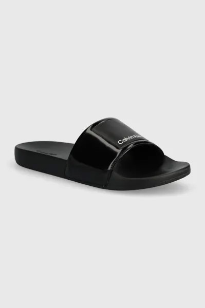 Шлепки Calvin Klein, черный