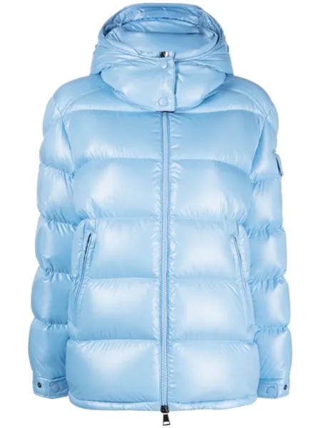 Moncler стеганая куртка Maire с капюшоном, синий