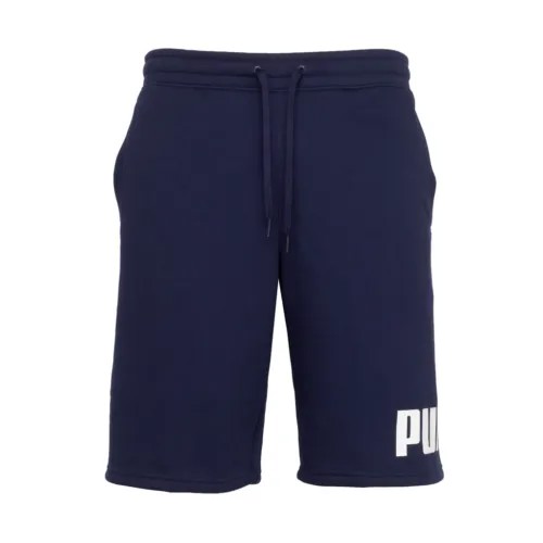 Мужские шорты Puma Peacoat/White Big Fleece Logo 10 - S