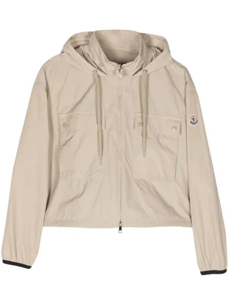 Moncler укороченный жакет Leda, нейтральный цвет