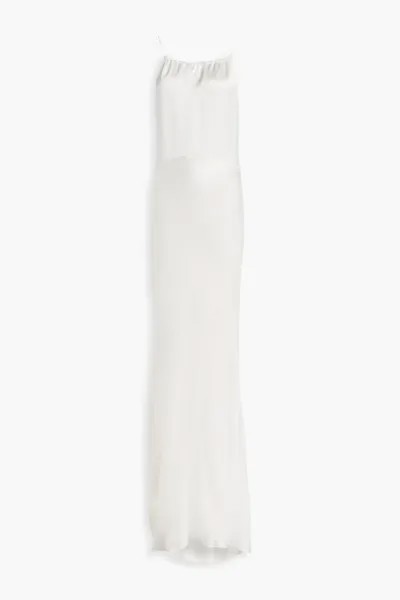 Атласное платье Esme Rachel Gilbert, цвет Off-white