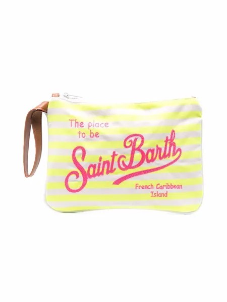 Mc2 Saint Barth Kids полосатая сумка с логотипом