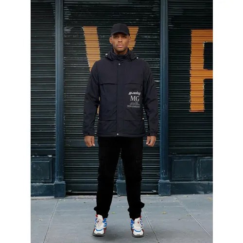 Куртка спортивная , размер M, navy blue
