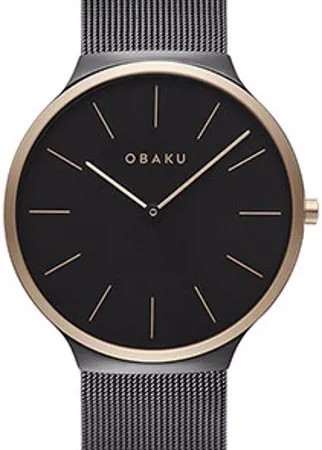 Fashion наручные  мужские часы Obaku V240GXMBMB. Коллекция Mesh